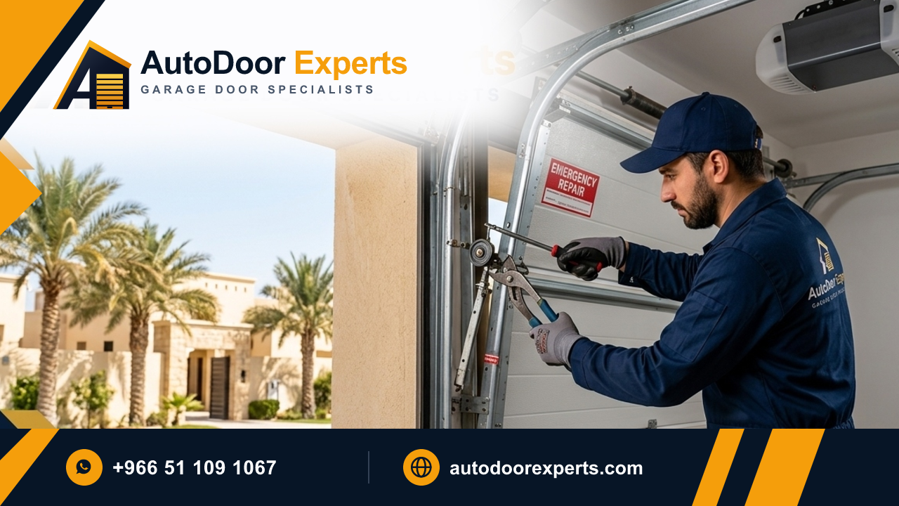 Noisy Garage Door Repair: How to Fix Squeaking, Grinding, and Rattle Sounds in Saudi Arabia