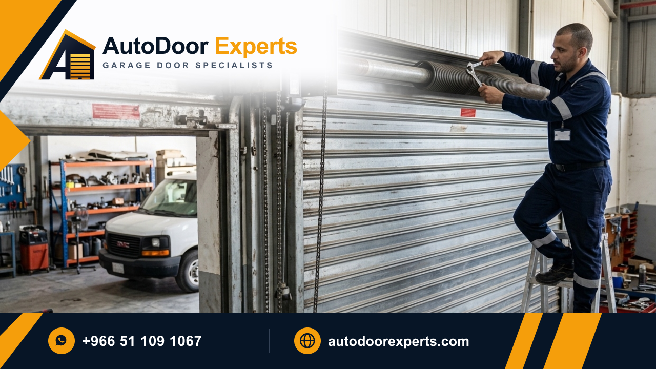 Commercial Roller Shutter Repair & Industrial Overhead Door Maintenance in Saudi Arabia
